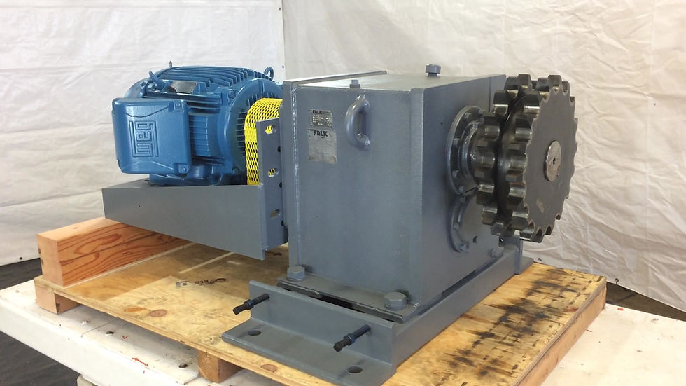 Thumbnail: 44 rpm, 75 hp gear motor, Falk UltraMax Gear Drive 44RPM,