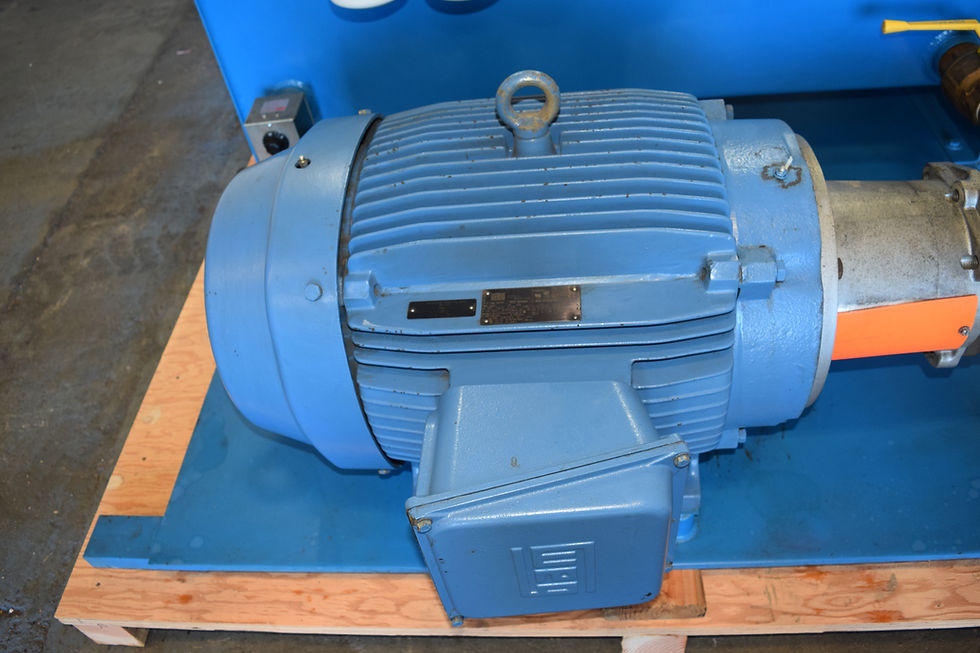 Thumbnail: SOLD- 75hp Linde hydraulic power unit pump, 300 gallon tank