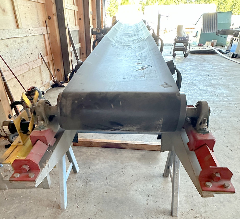 Thumbnail: 24” x 25ft troughing idler belt conveyor