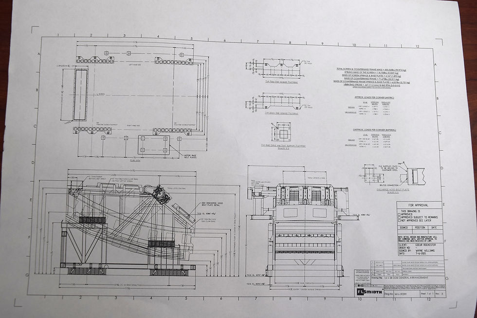 Thumbnail: Used FLSmidth 14ft x 28ft double deck banana screen, FLS DDB Vibrating screener