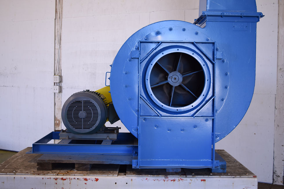 Thumbnail: Superior Systems 75HP paddle wheel fan,  material handling fan