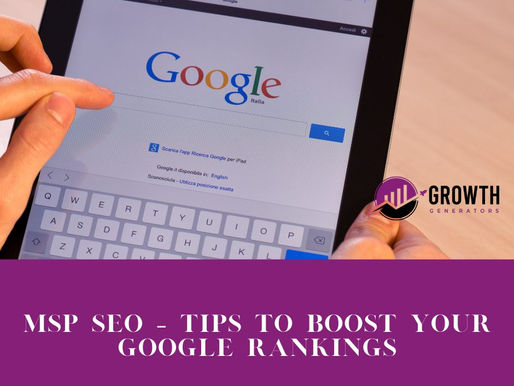 MSP SEO – Tips to Boost Your Google Rankings