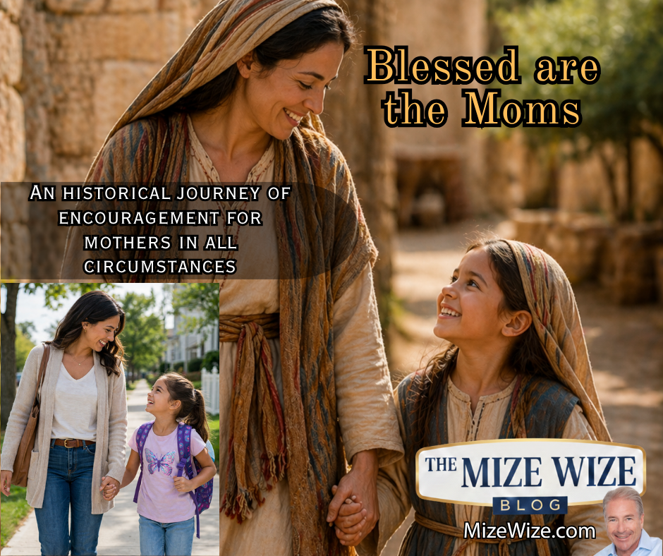 Just in time for Mother's Day, some real-world, practical encouragement for moms that comes straight from the timeless pages of the Bible. Blessed are the moms.