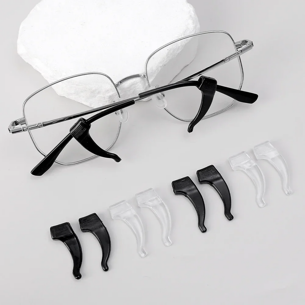 Thumbnail: Adjustable Silicone Cord Sunglasses Reading Glasses Eyeglass Strap & Hook