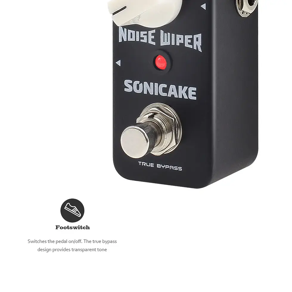 Thumbnail: SONICAKE Noise Wiper True Bypass Noise Gate Guitar Bass Effects Pedal QSS-14