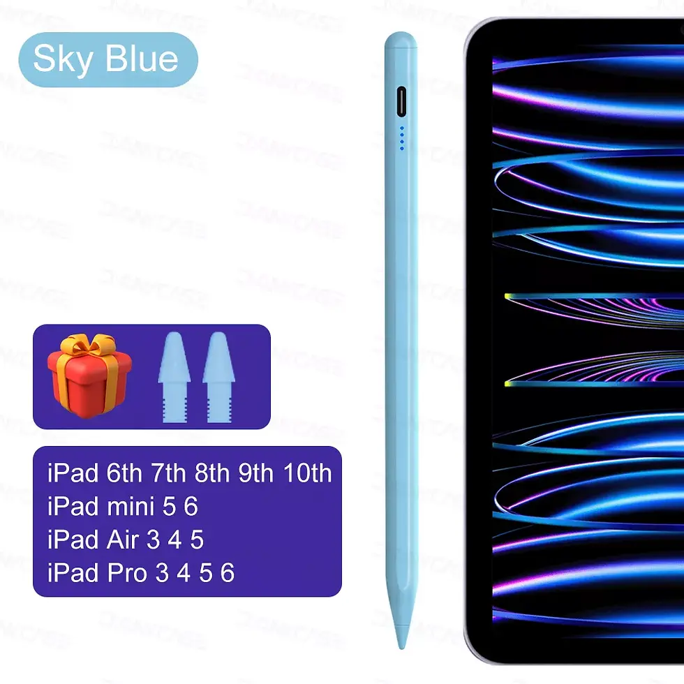 Thumbnail: For iPad Pencil 2025 M3 Stylus Pen for Air 6 M2 Pro M4 M5