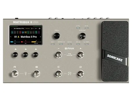 Exploring the SONICAKE Matribox II Pro 4.3 Touch Screen Guitar Multi-Effects Device