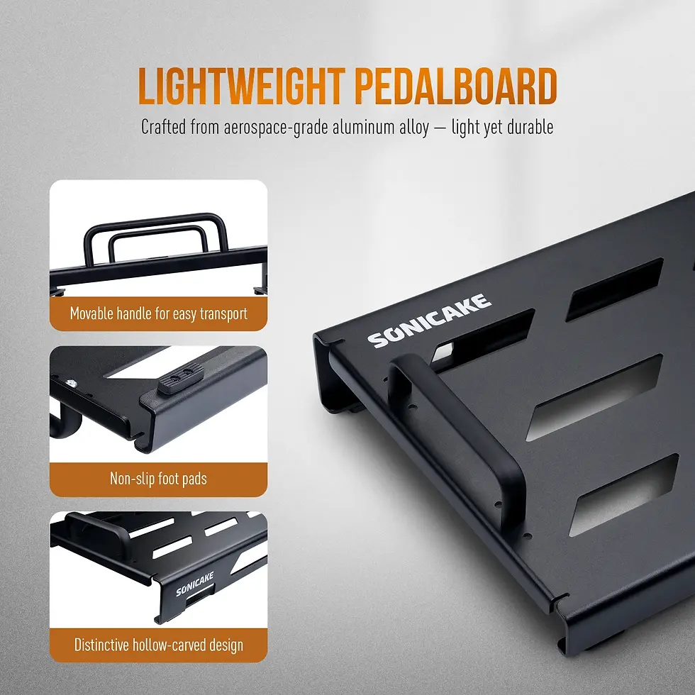 Thumbnail: SONICAKE Medium Size Guitar Pedal Board Guitar Effects Compact Pedalboard