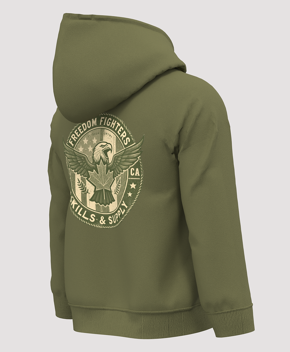 Thumbnail: LIMITED QTY! Green Freedom Fighters x CloudNine Comfort Hoodie - Free Shipping