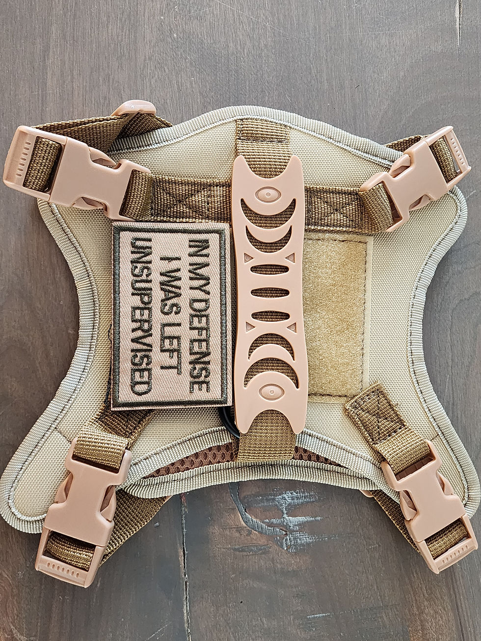 Thumbnail: FFSAS Adjustable Tactical Cat/Small Dog Vest Harness – Durable & Escape-Proof