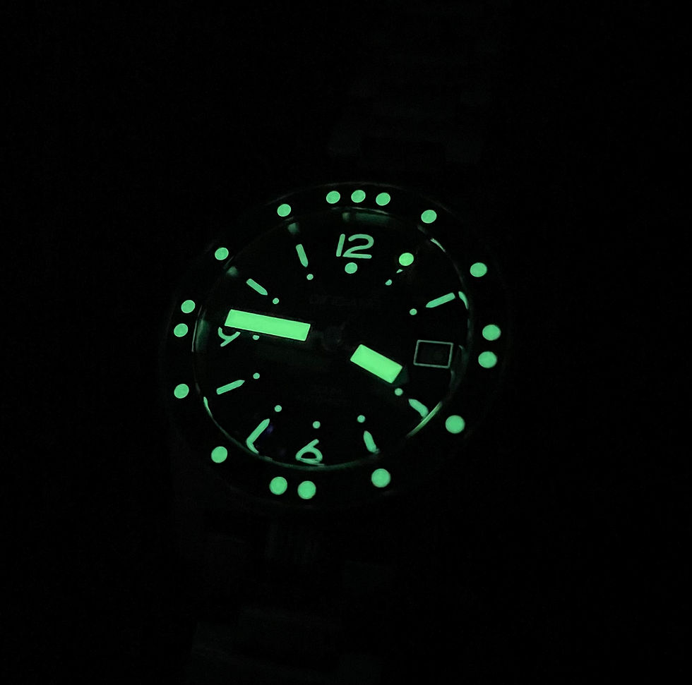 Thumbnail: Narwhal Dots Bezel Date