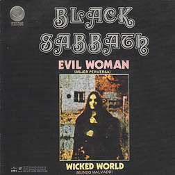 Black Sabbath - Evil Woman / Wicked World - UK - Vertigo V2 - 2012 (Inclued in the LP Box "The LP Collection 1970-1978) - Back