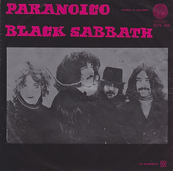 Black Sabbath - Paranoico / Ensalada DeRatas / Funeral Electrico - Mexico - Vertigo 6276 004 - 1971 - Front
