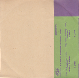 Black Sabbath - Paranoico / Ensalada DeRatas - Mexico - Vertigo 112 (6059 114) - 1971 - Back