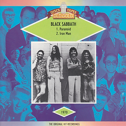 Black Sabbath - Paranoid / Iron Man - UK - Old Gold OG 9467 - 1985