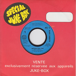 Black Sabbath - Never Say Die / Hard Road (Promo) - France - Vertigo 6837 512 - 1978