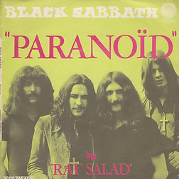 Black Sabbath - Paranoid / Rat Salad - France -Vertigo 6059 014 -- 1970 - Front