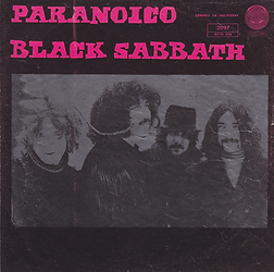 Black Sabbath - Paranoico / Ensalada DeRatas / Funeral Electrico - Mexico - Vertigo 6276 004 - 1971 - Front
