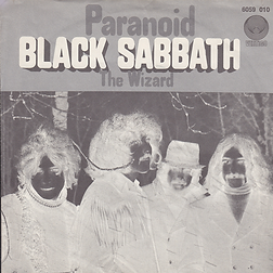 Black Sabbath - Paranoid / The Wizard - Germany - Vertigo 6059 010 - 1970