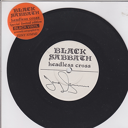 Black Sabbath - Headless Cross / Cloak And Dagger - UK - I.R.S. EIRS CB 107 - 1989 - Autograhed by Tony Iommy.