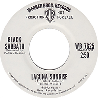Tomorrow's Dream / Laguna Sunrise Warner Bros 7625 - 1972 Promo side 2
