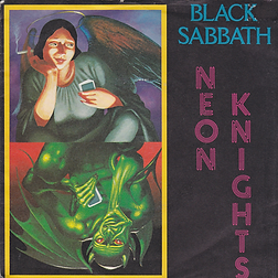 Black Sabbath - Neon Knights / Children Of The Sea (Live) - UK Vertigo SAB 3 - 1980 - front