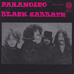 Black Sabbath - Paranoico / Ensalada DeRatas / Funeral Electrico - Mexico - Vertigo 6276 004 - 1971 - Front