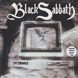 Black Sabbath - TV Crimes / Letter From Earth (Alternative Version) Poster sleeve - UK - I.R.S. EIRS 178 - 1992 - Front