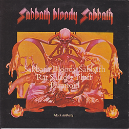 Black Sabbath - Sabbath Bloody Sabbath / Rat Salad / Fluff / Paranoid - Brasil - Vertigo  6299 003 - 1974