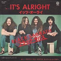 Black Sabbath - It's Alright / Rock'n'Roll Doctor - Japan Vertigo SFL-2142 - 1976 - Front