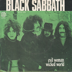 Black Sabbath - Evil Woman / Wicked World - Norway - Vertigo 6059 002 - 1970
