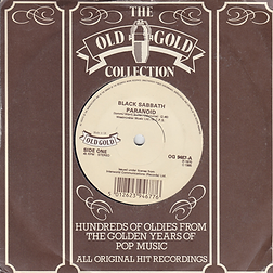 Black Sabbath - Paranoid / Iron Man - UK - Old Gold OG 9467 - 1985