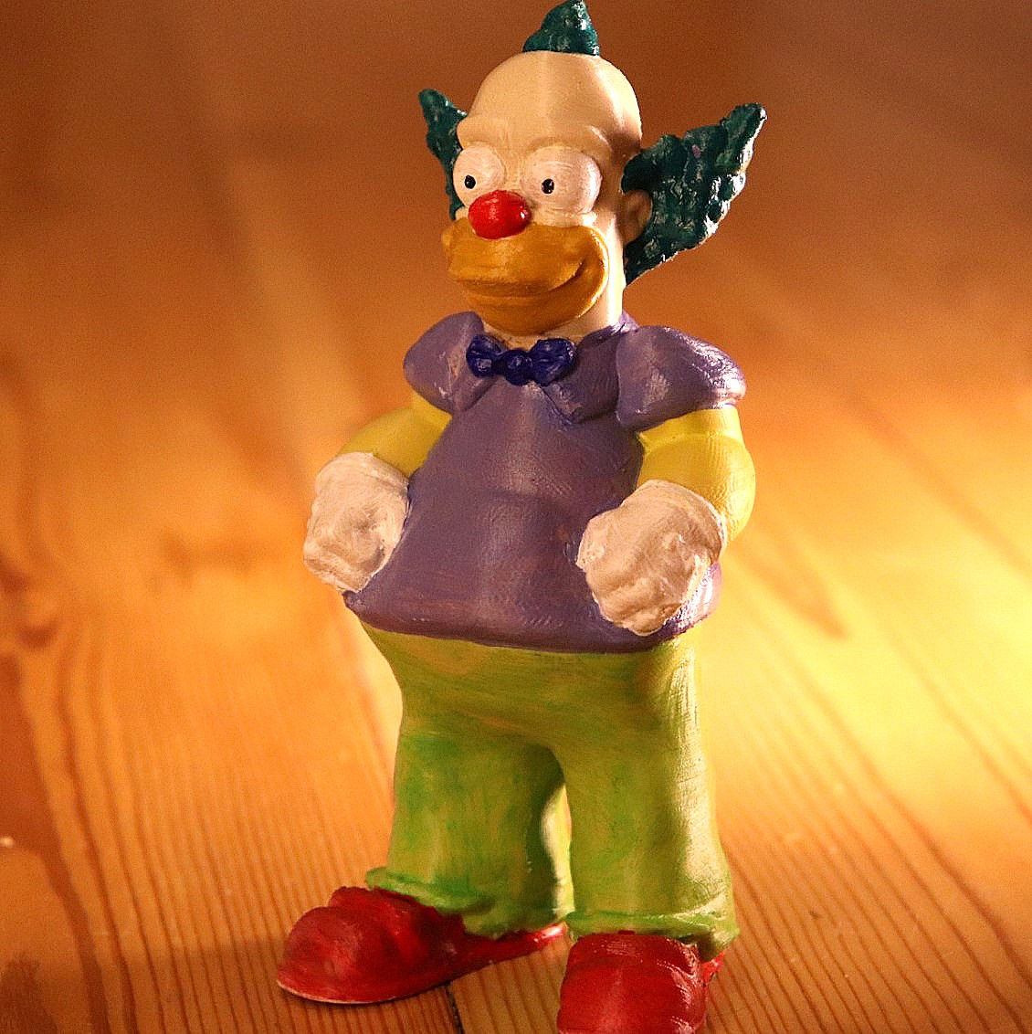 rusty The Clown Simpson Simpsonlar Boyalı Figür 15 cm