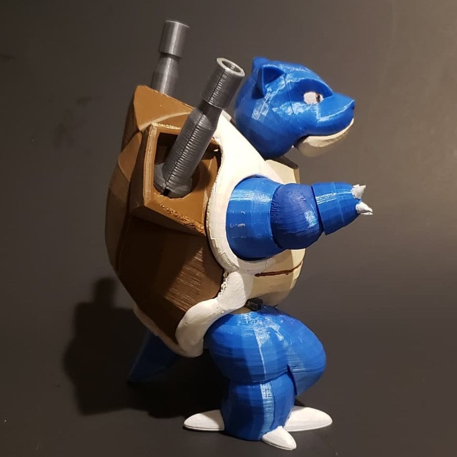 Küçük resim: Pokemon Blastoise Boyalı Figür 15 cm