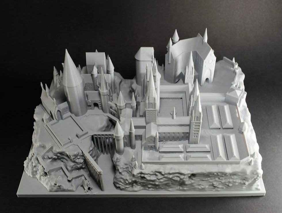 Küçük resim: Hogwarts Cadılık Ve Büyücülük Okulu Harry Potter Maket Biblo (Büyük Boy)