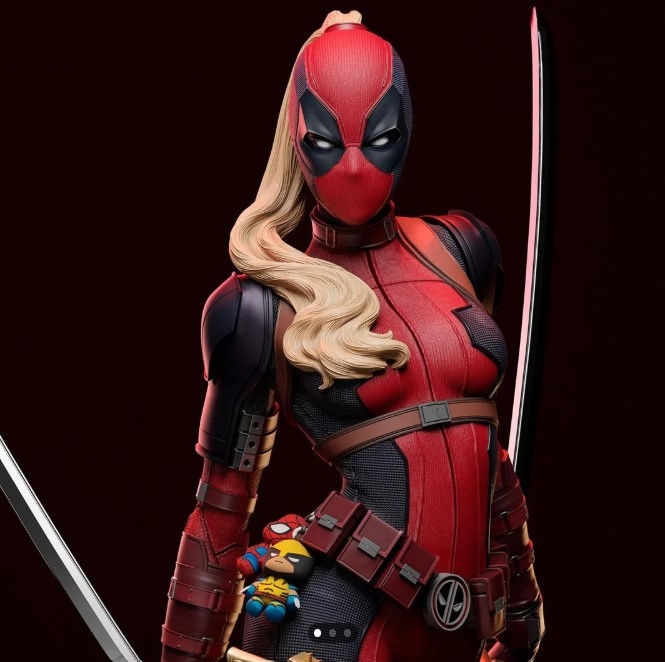 Küçük resim: Marvel Comics Lady Deadpool Figür 25CM Büyük Boy