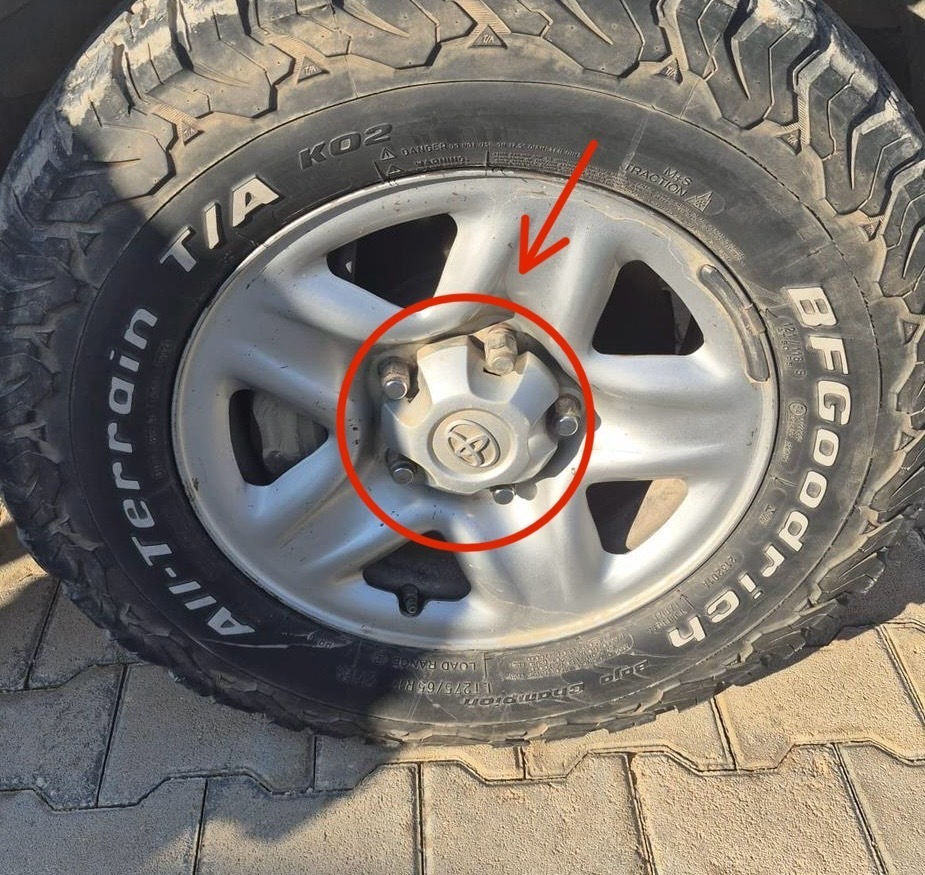 Toyota Land Cruiser Orjinal Jantın Göbeği 1 adet