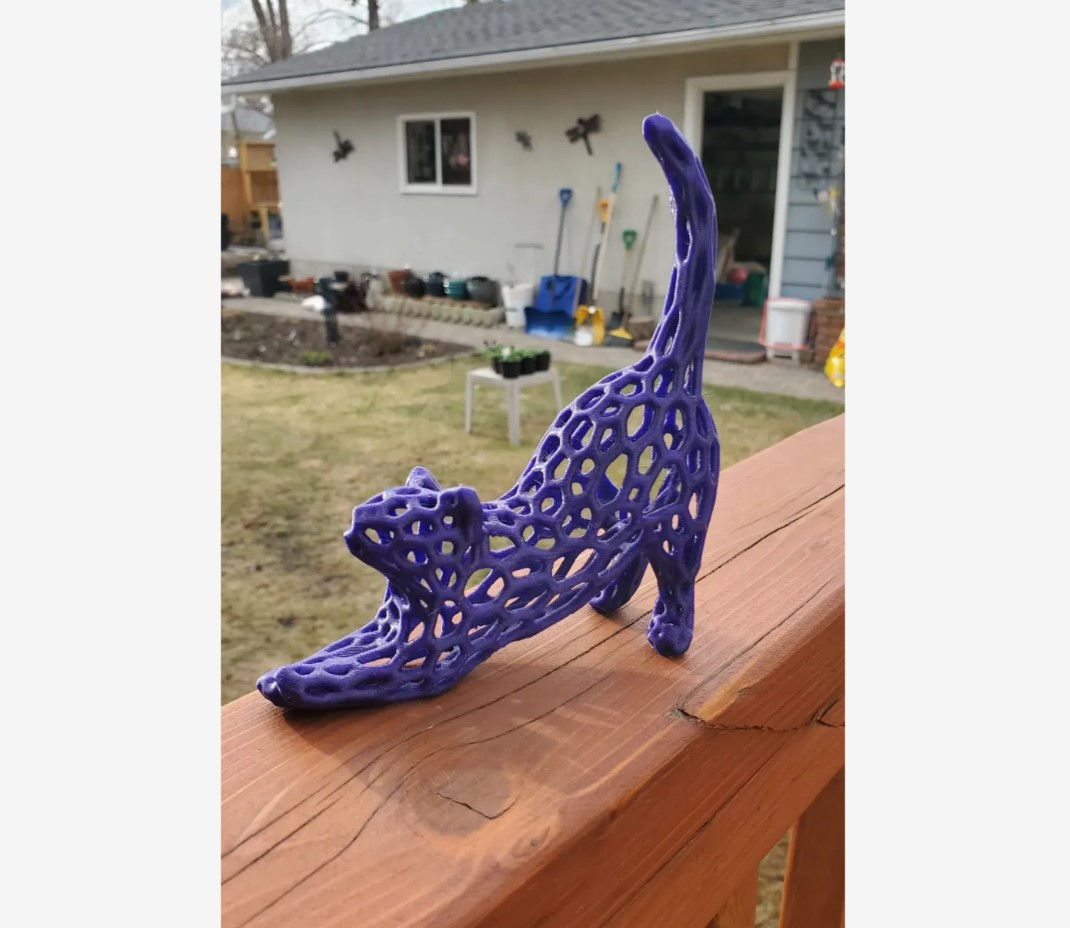 Dekoratif Voronoi Kedisi Biblo