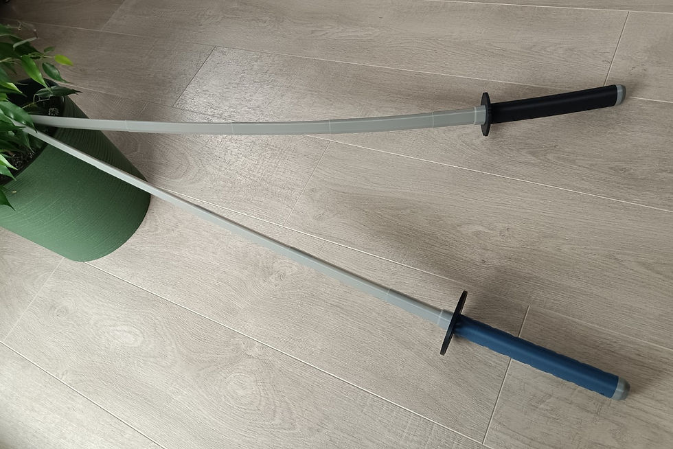 Küçük resim: Japon Katana Kılıcı Açılıp Kapanabilen Hareketli