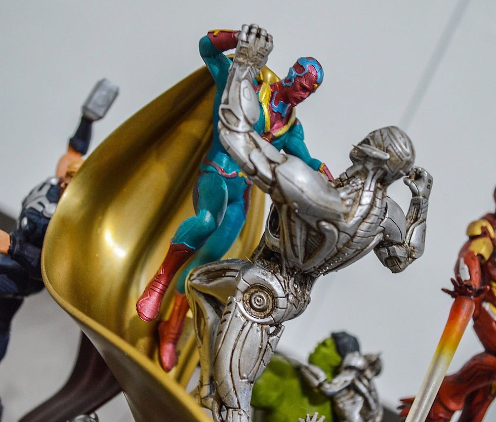 Küçük resim: Yenilmezler Marvel Avengers Ultron Çağı Boyalı Figür 40 Cm (Mega Boy)