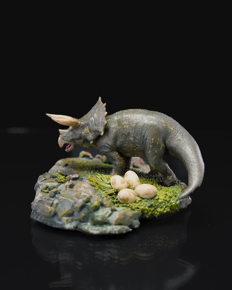 Küçük resim: Jurassic Park Triceratops Dinozor Figür Obje 25CM Büyük Boy