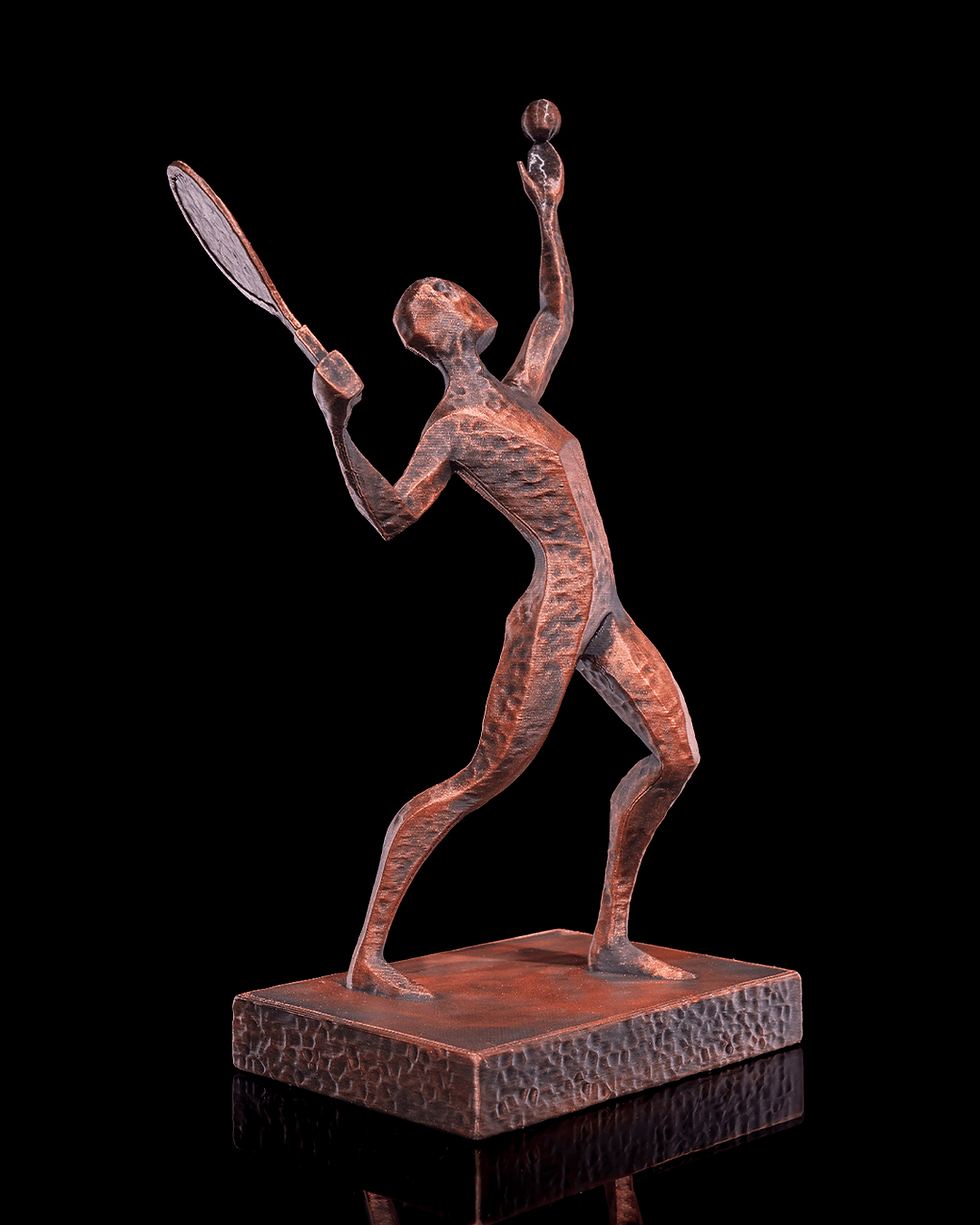 Küçük resim: Athletic Olimpiyat Tennis Dekoratif Biblo 20CM BÜYÜK BOY