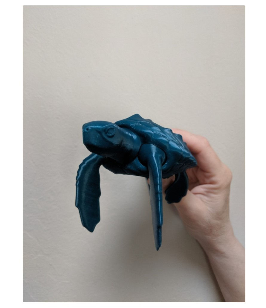 Küçük resim: Hareketli Caretta Caretta Su Kaplumbağası Oyuncak (Dev Boy)