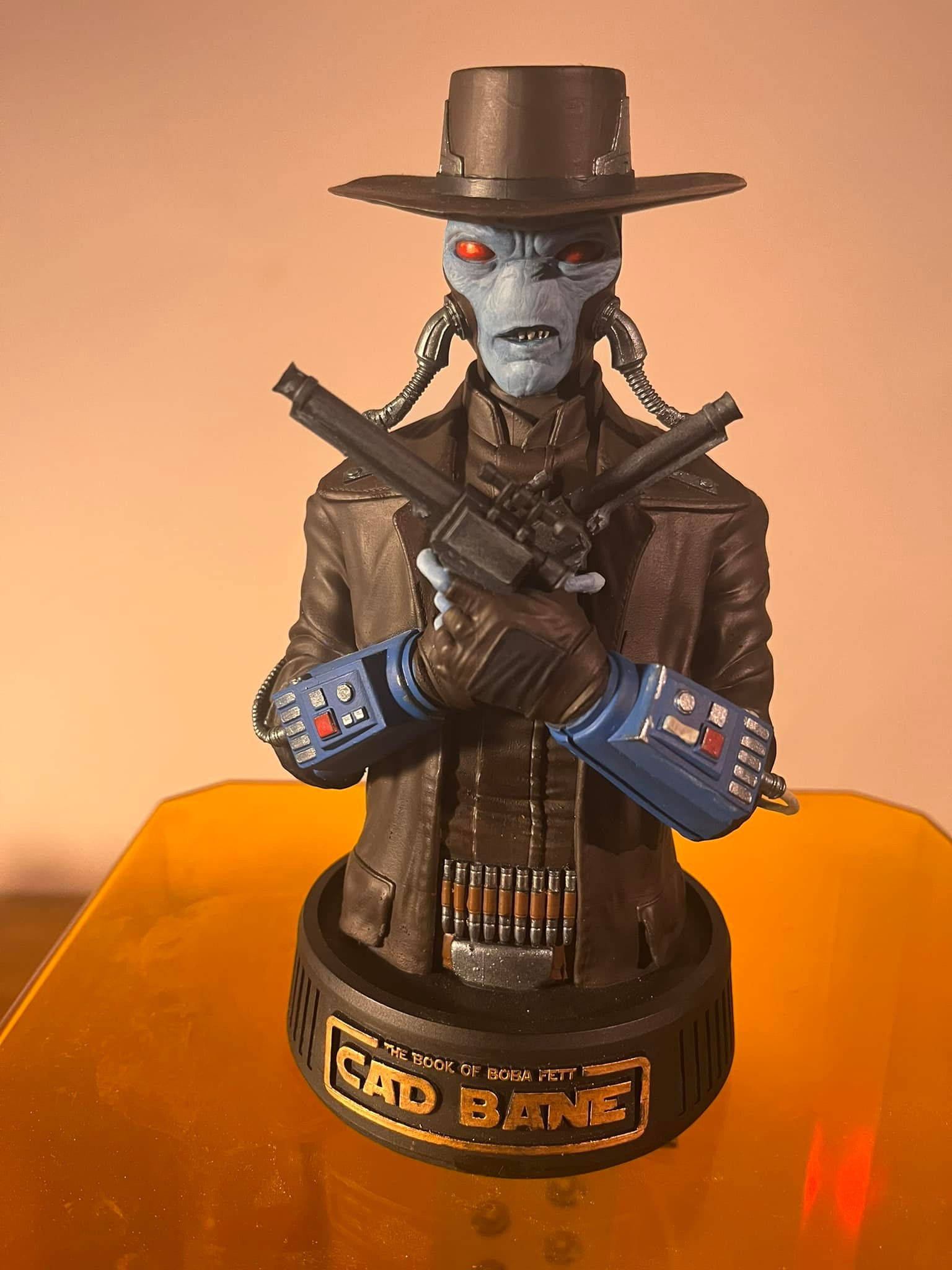 Starwars Cad Bane Büst Boyalı Figür 15Cm