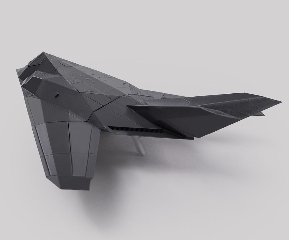 Küçük resim: F-117 Nighthawk Model Uçak 30 Cm (Dev Boy)