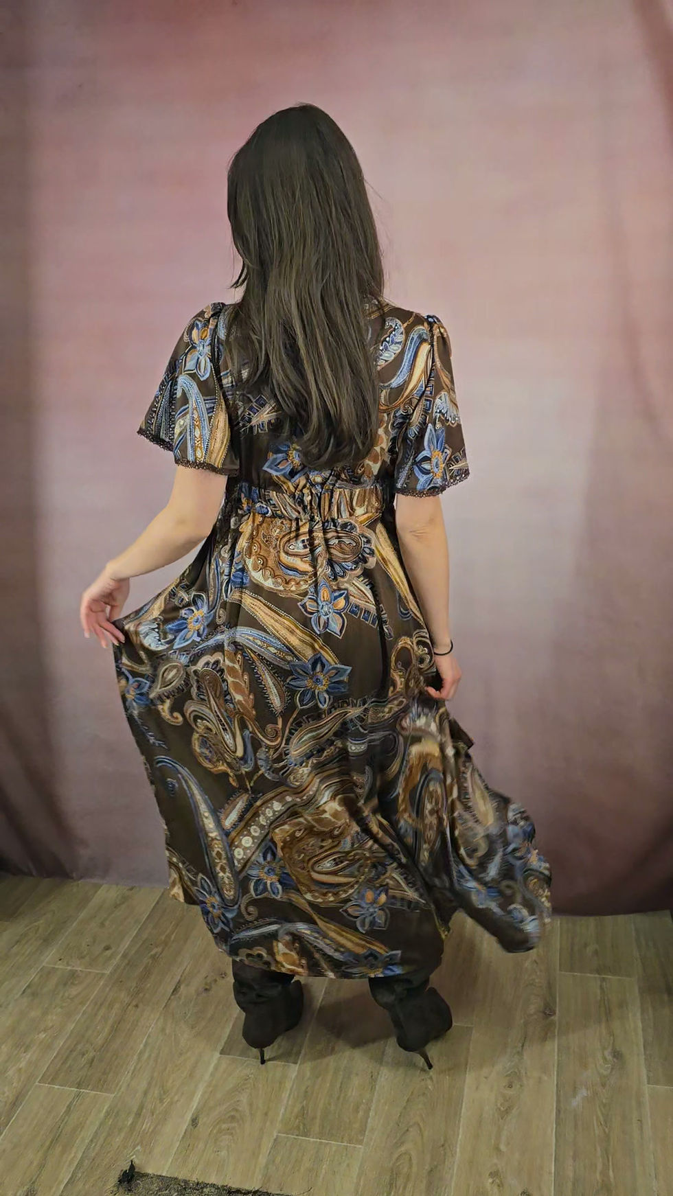 Miniature : Robe Rachel Jaïpur choco