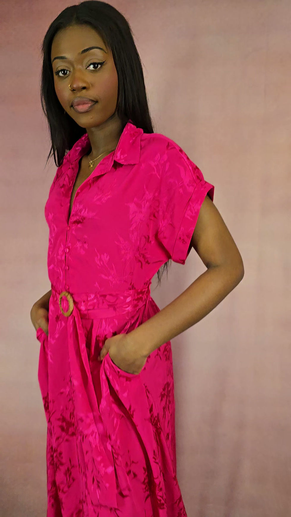 Miniature : Robe Ganesh fushia