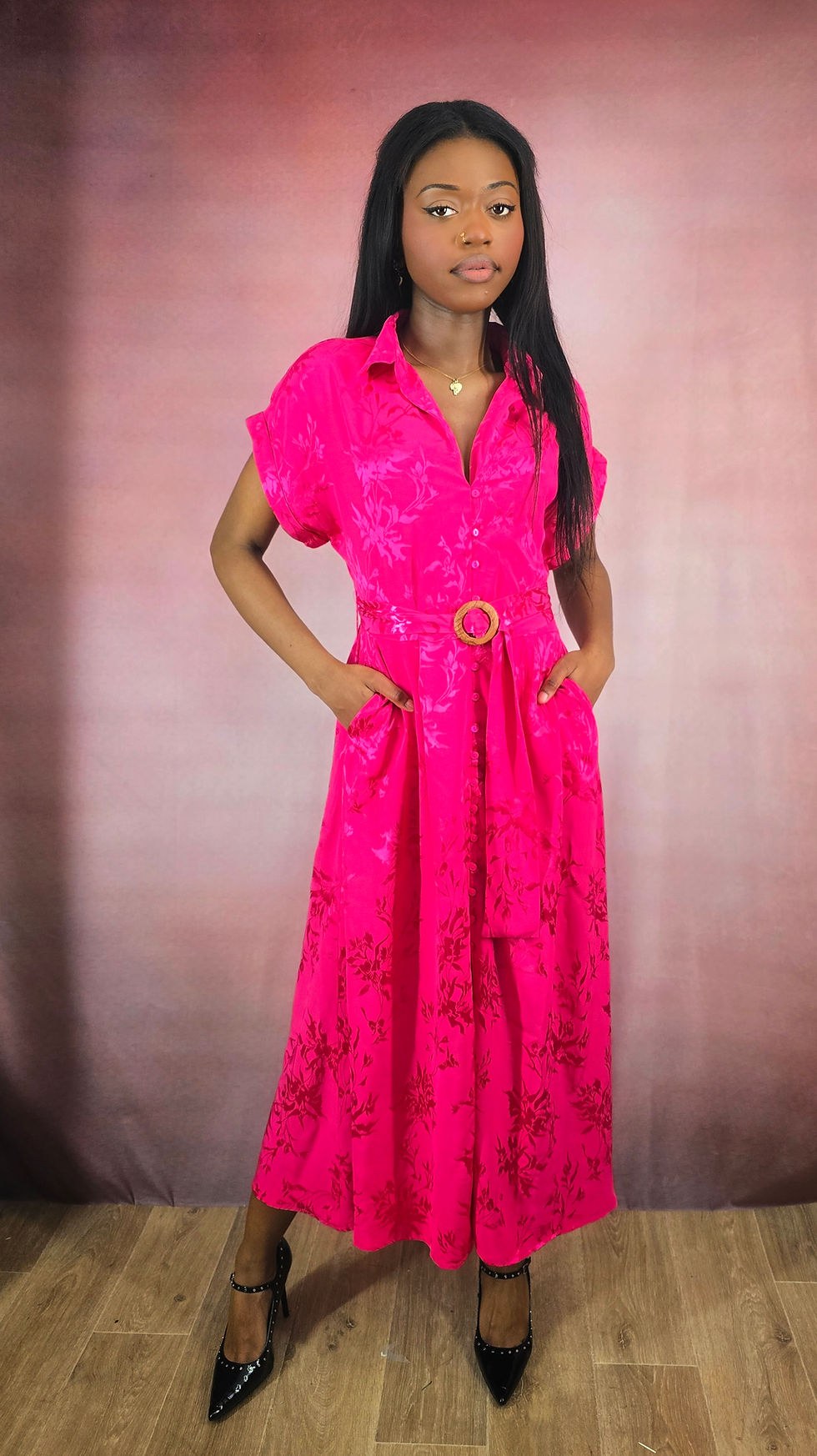 Miniature : Robe Ganesh fushia