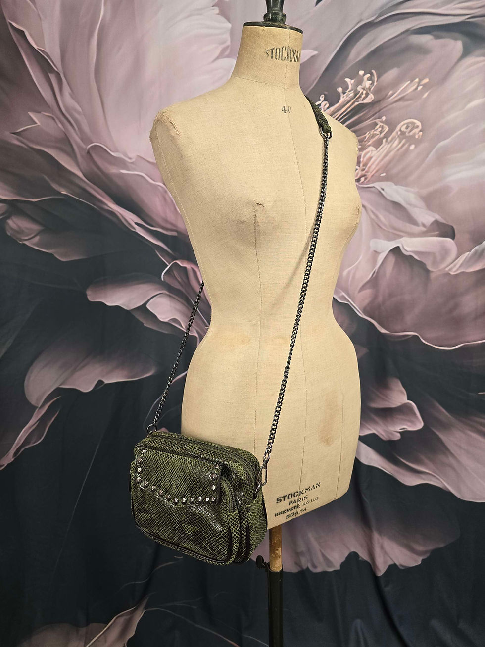 Miniature : Sac Clarissa kaki 