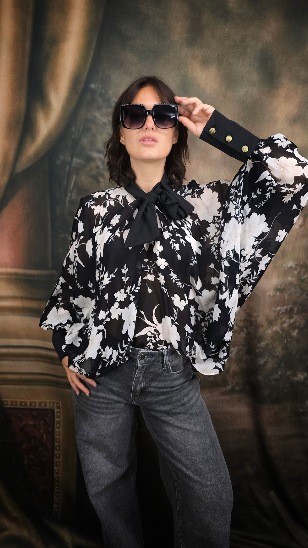 Miniature : Blouse Colombine Estampe